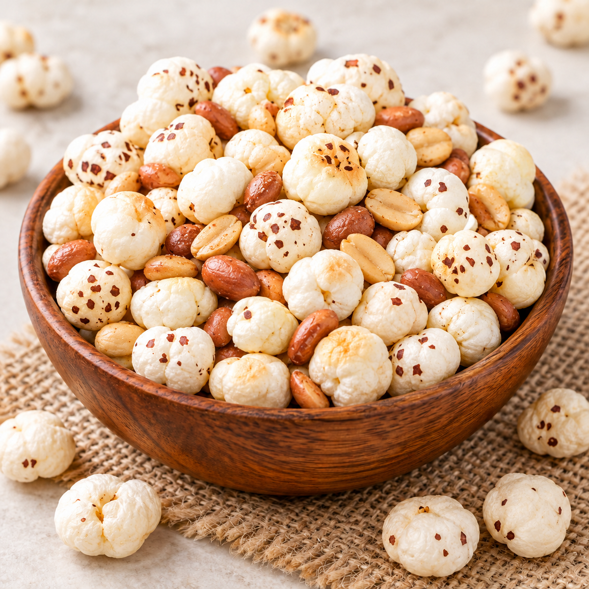 Makhana Peanut Mix