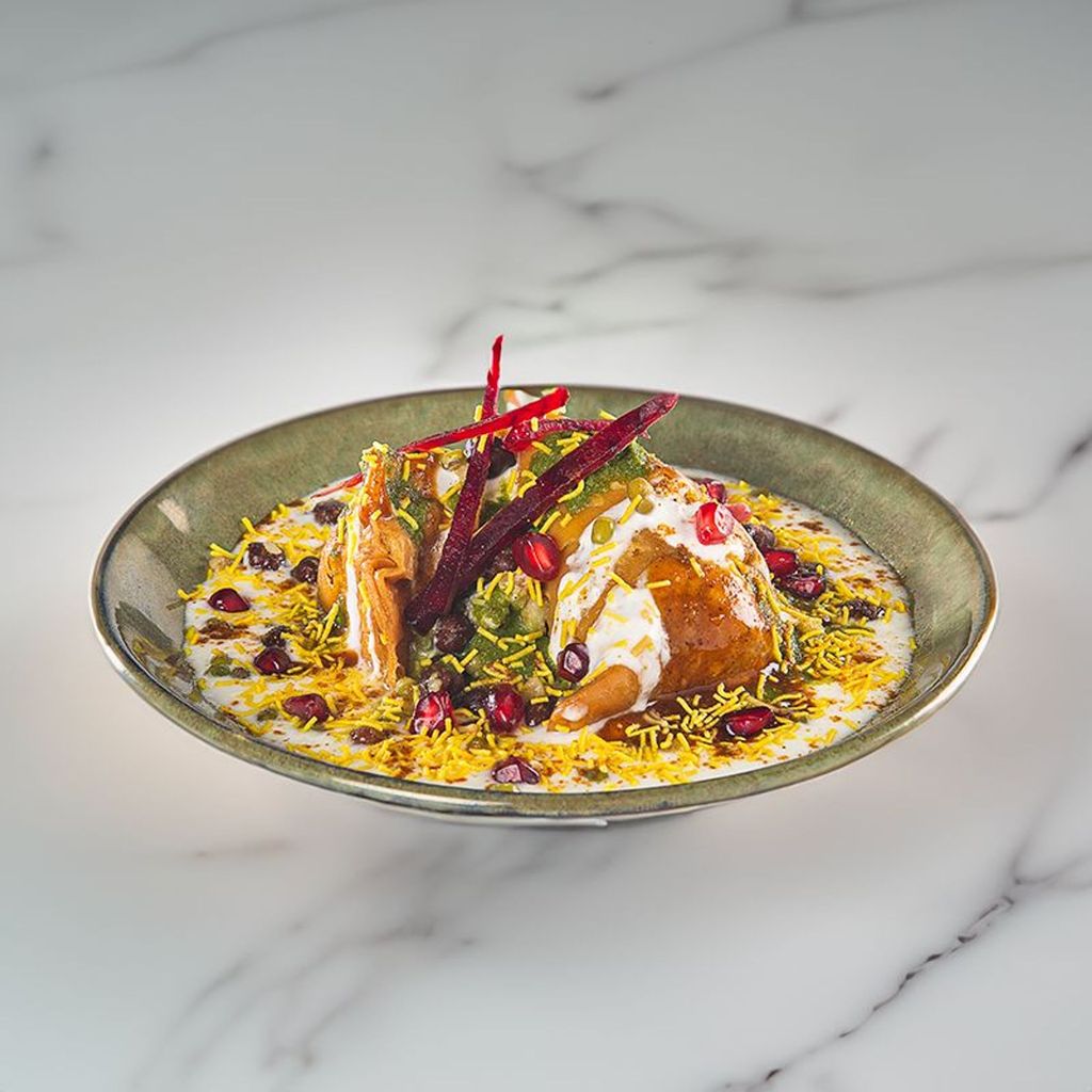 Samosa Chat 1 Portion