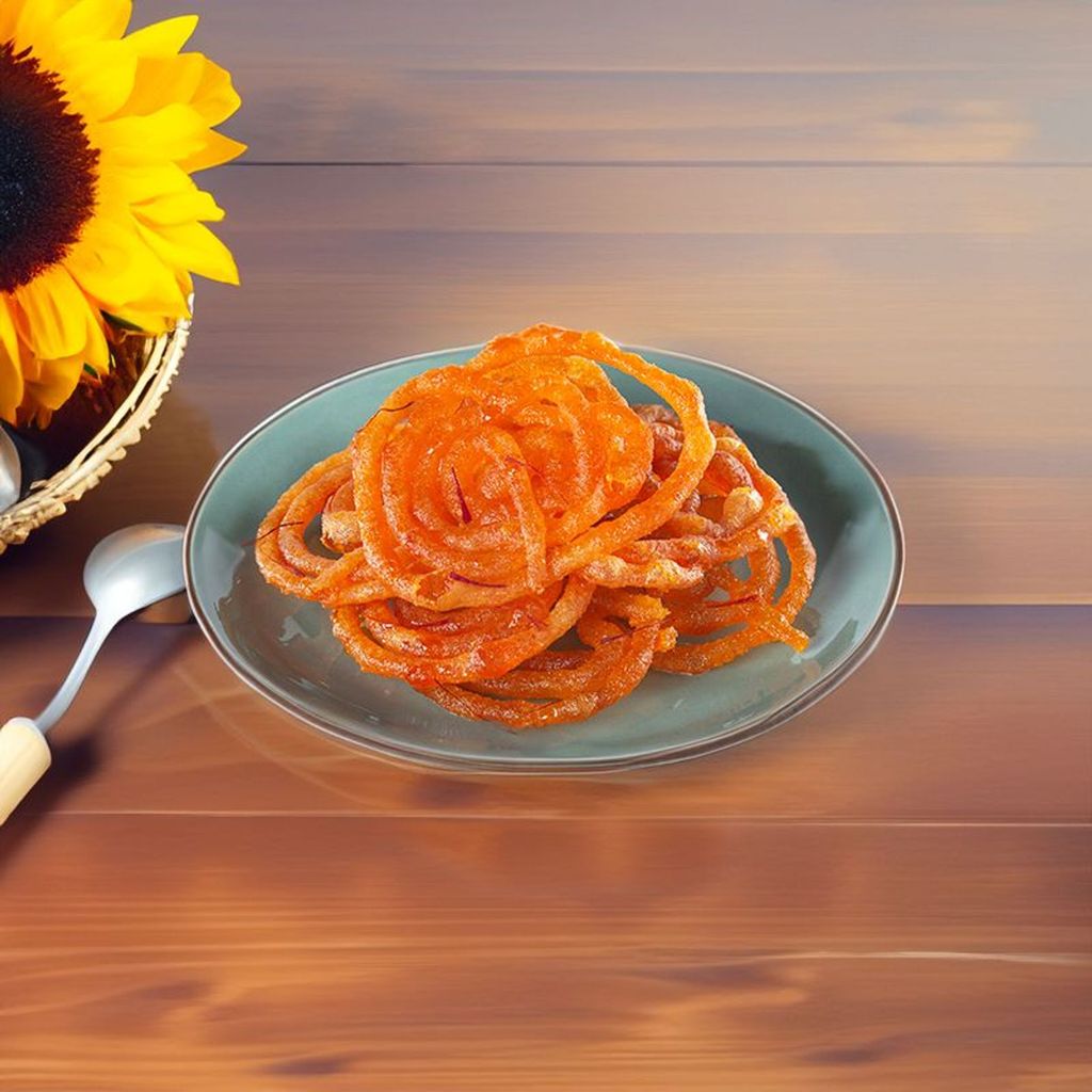 Jalebi (Jaggery Syrup)