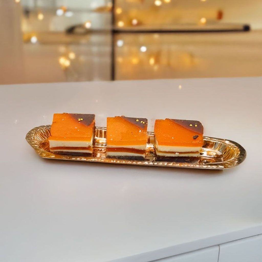 Mango Chocolate Delight dessert featuring a luscious blend of mango and chocolate.