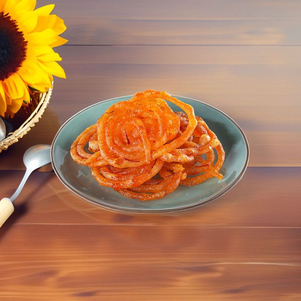 Jalebi (Sugar & Jaggery Syrup)