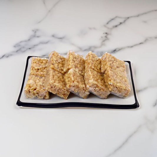 Boondi Chikki - Traditional Maharashtrian sweet made with crispy caramelized jaggery and soft boondi pearls, handcrafted to perfection. Available at MithaiCana.