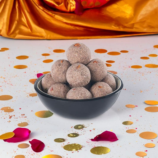 Delicious and healthy Ragi Laddus for a festive and everyday snack.